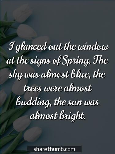 famous sayings about spring